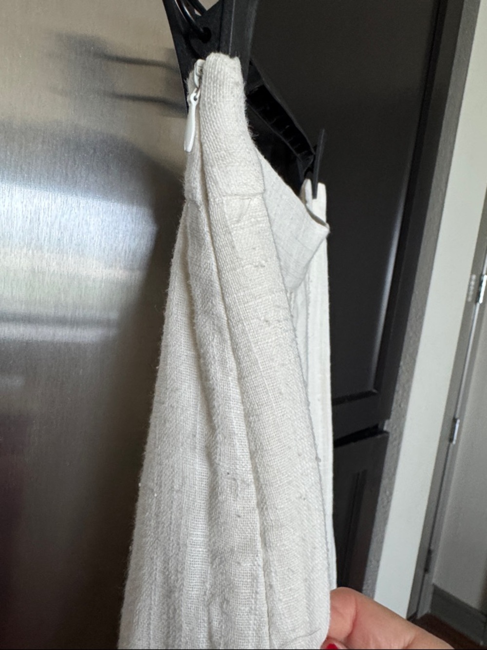 Zara Cream Maxi Skirt with Lace Panels - Picture 5 of 5